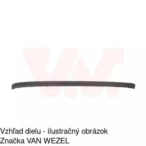 Lišta nárazníka 200896-7 /POLCAR/ - obr. 1