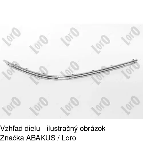 Lišta nárazníka POLCAR 20160733