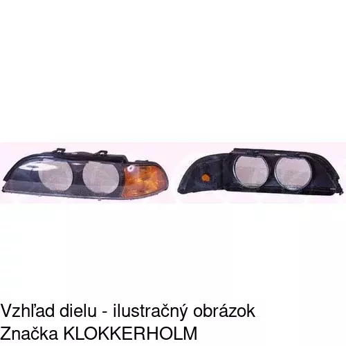Sklo reflektora 201611-H /POLCAR/ - obr. 1