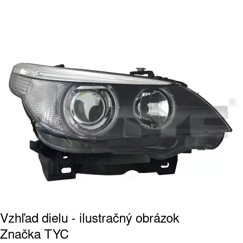 Hlavný reflektor POLCAR 2017093E