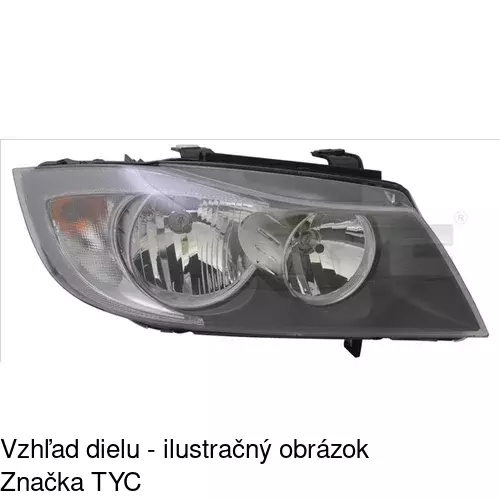 Hlavný reflektor 2040100E /POLCAR/ - obr. 1