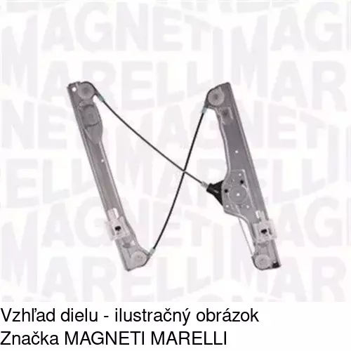 Mechanizmus sťahovania okna elektrický bez motora 2040PSG2 /POLCAR/ - obr. 4