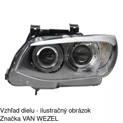 Hlavný reflektor 204309-U /POLCAR/ - obr. 2