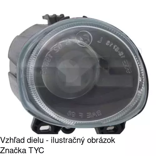 Hmlové svetlo - predné POLCAR 2050301E
