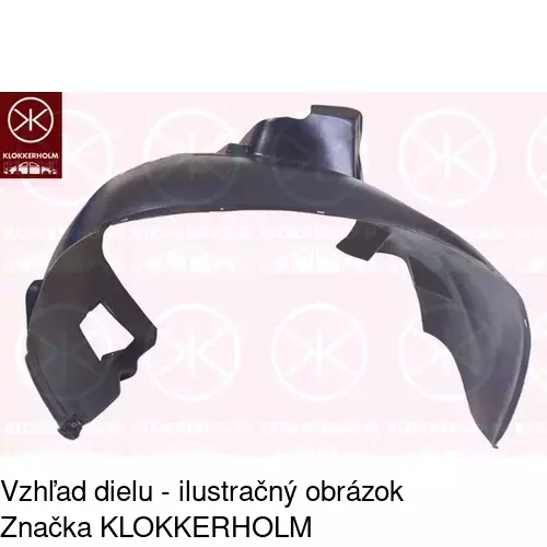 Podblatník (plast) POLCAR 2050FL2T