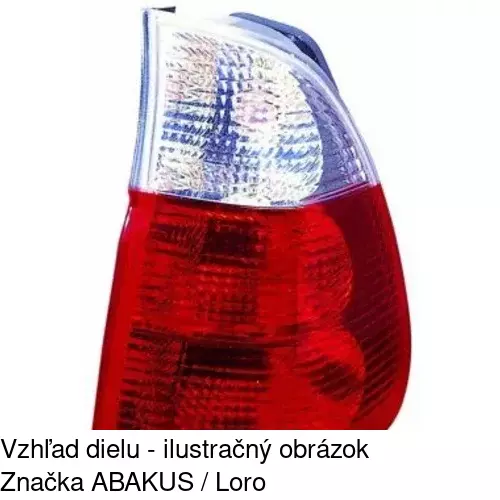 Zadné svetlo POLCAR 205288-X
