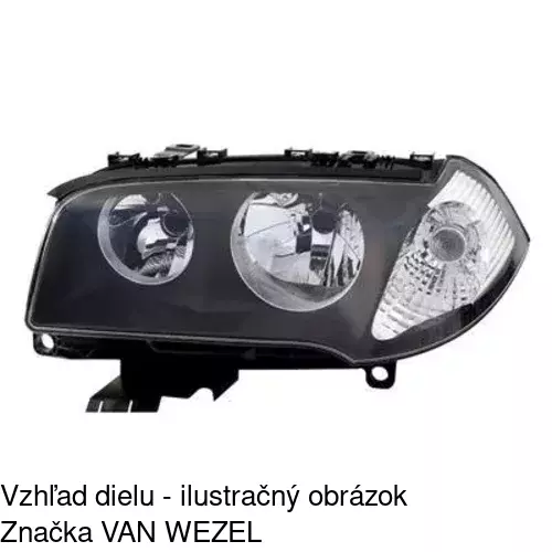 Hlavný reflektor 205509AE /POLCAR/ - obr. 3