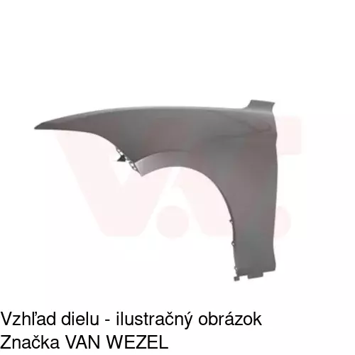Predný blatník 20C101 /POLCAR/ - obr. 1