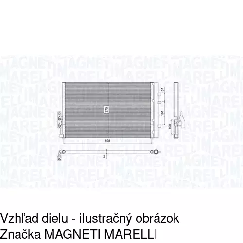 Chladiče klimatizácie POLCAR 20X1K81X