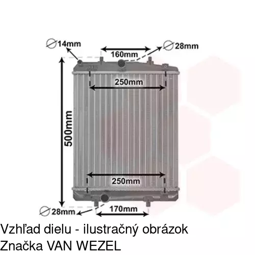 Chladiče vody 2301084X /POLCAR/ - obr. 3