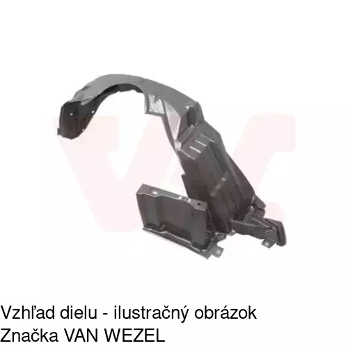 Podblatník (plast) 2301FL1T /POLCAR/ - obr. 1