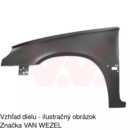 Predný blatník 230601-1 /POLCAR/ - obr. 1