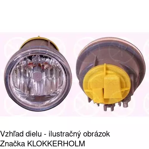 Hmlové svetlo - predné 2315291E /POLCAR/ - obr. 2