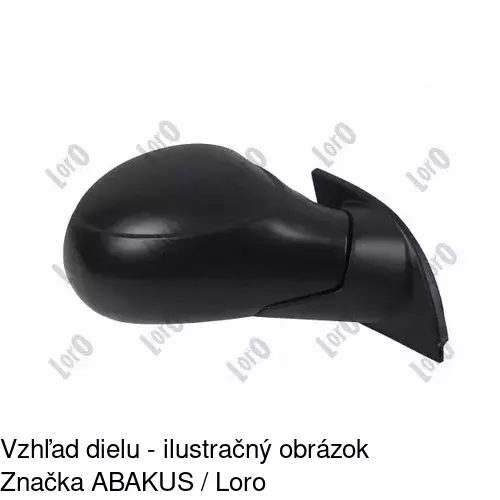 Vonkajšie zrkadlo 2315527E /POLCAR/ - obr. 2