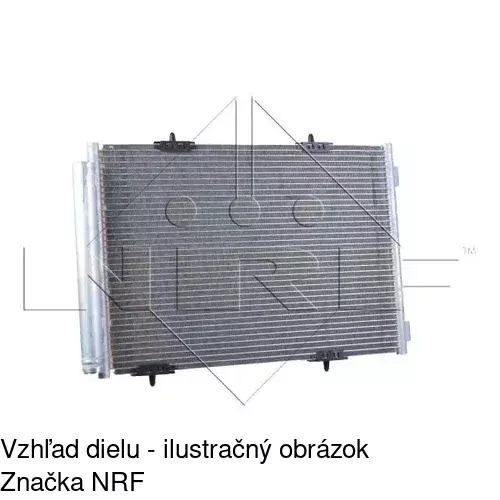 Chladiče klimatizácie 2316K8C3S /POLCAR/ - obr. 2