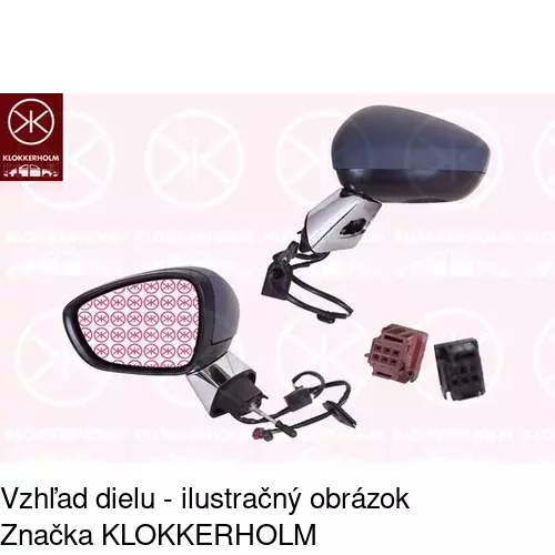 Vonkajšie zrkadlo 2318527M /POLCAR/ - obr. 2