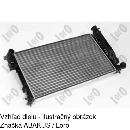 Chladiče vody 232408A9 /POLCAR/ - obr. 1