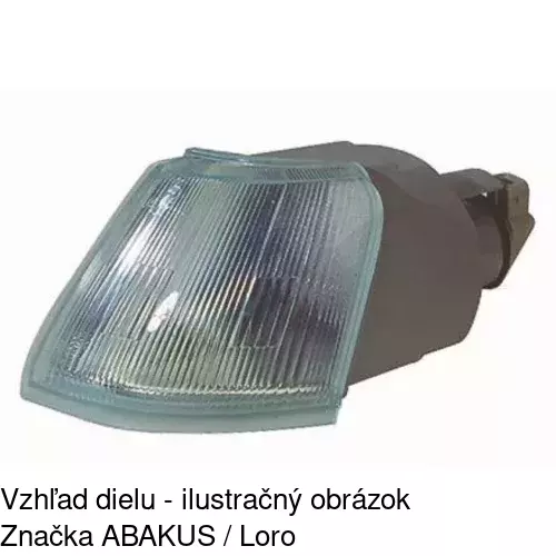 Predná smerovka 2325201E /POLCAR/ - obr. 2