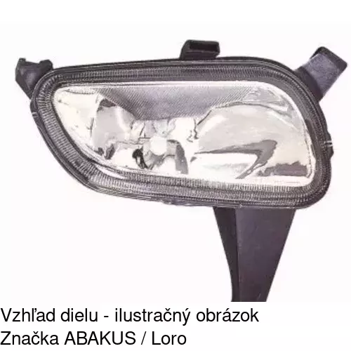 Hmlové svetlo - predné 2325292E /POLCAR/ - obr. 4