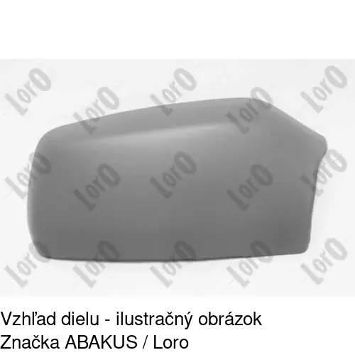 Rám vonkajšieho zrkadla POLCAR 232555PE