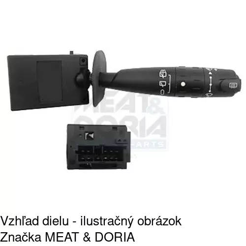Združený prepínač POLCAR 2325PZW4