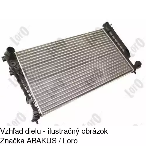 Chladiče vody 232608A2 /POLCAR/ - obr. 3