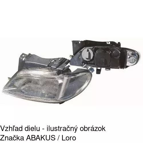 Hlavný reflektor 2326091C /POLCAR/ - obr. 3
