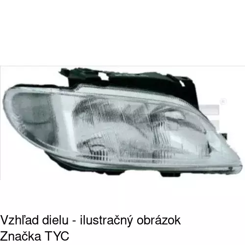 Hlavný reflektor POLCAR 2326101E