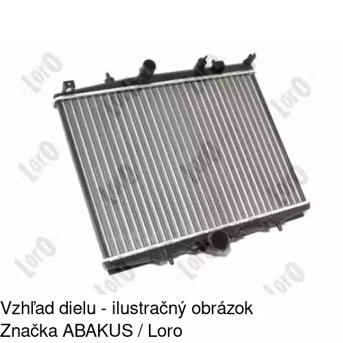 Chladiče vody 233208A6 /POLCAR/ - obr. 1