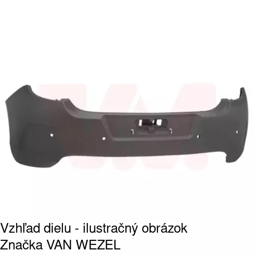 Zadný nárazník 233896-1 /POLCAR/ - obr. 2