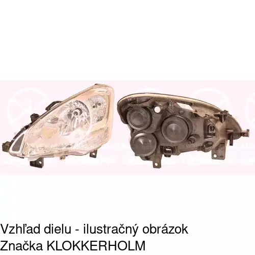 Hlavný reflektor 235210-V /POLCAR/ - obr. 3
