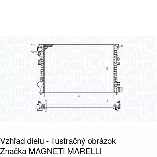 Chladiče vody 238008A2 /POLCAR/ - obr. 1