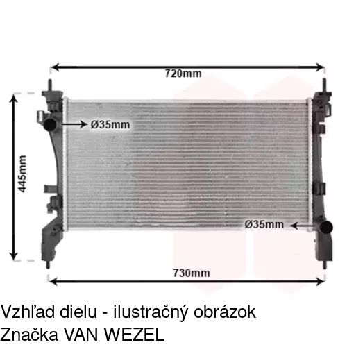 Chladiče vody 239108-2 /POLCAR/ - obr. 5