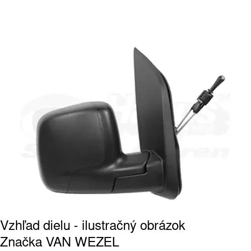 Vonkajšie zrkadlo 2391522M /POLCAR/ - obr. 4