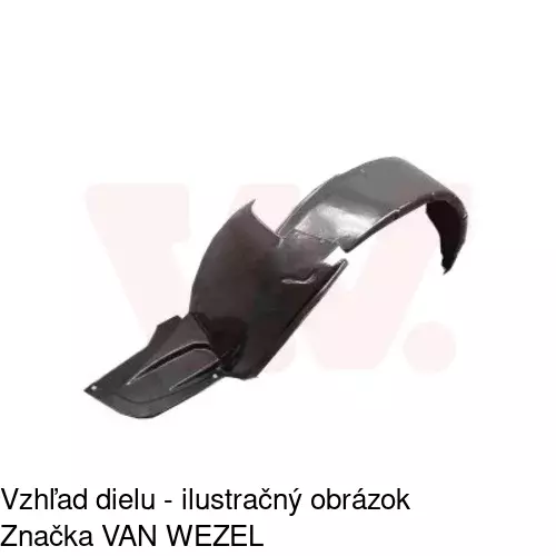Podblatník (plast) 2396FL1T /POLCAR/ - obr. 1