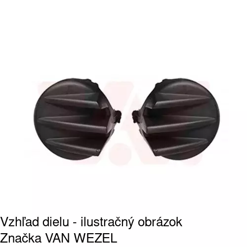 Záslepka otvoru hmlovky 2397271J /POLCAR/ - obr. 1