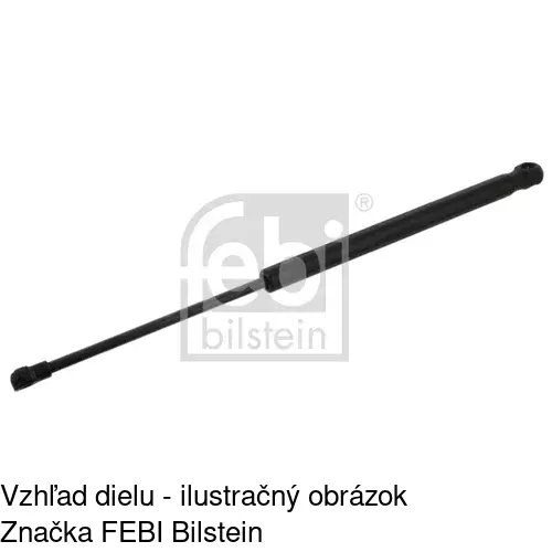 Plynová pružina 23B1AB /POLCAR/ - obr. 1
