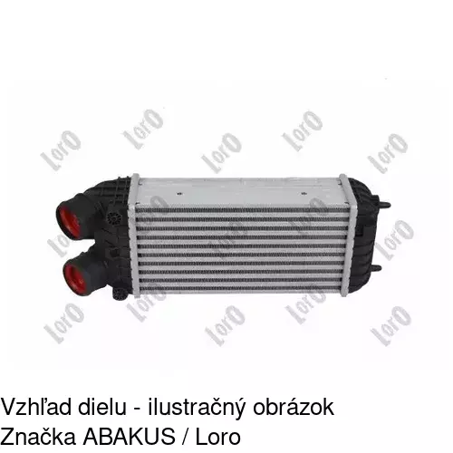 Chladiče vzduchu (Intercoolery) 23B1J81X /POLCAR/ - obr. 3