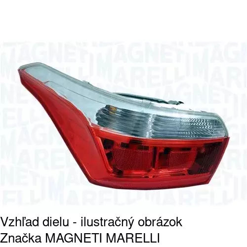 Zadné svetlo POLCAR 23B288-U