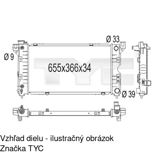 Chladiče vody 240108-2 /POLCAR/