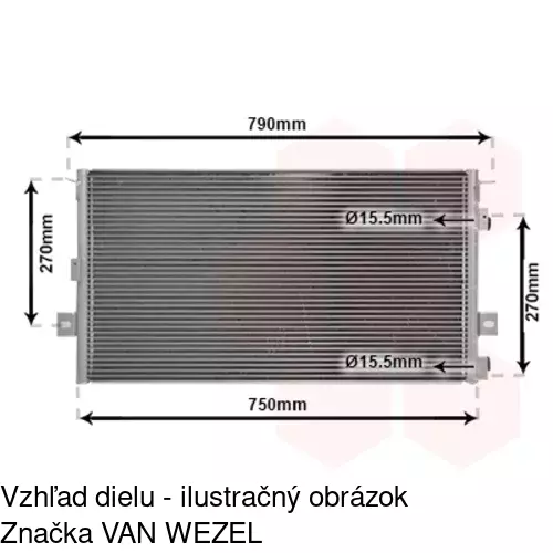 Chladiče klimatizácie 2401K8C2 /POLCAR/ - obr. 4
