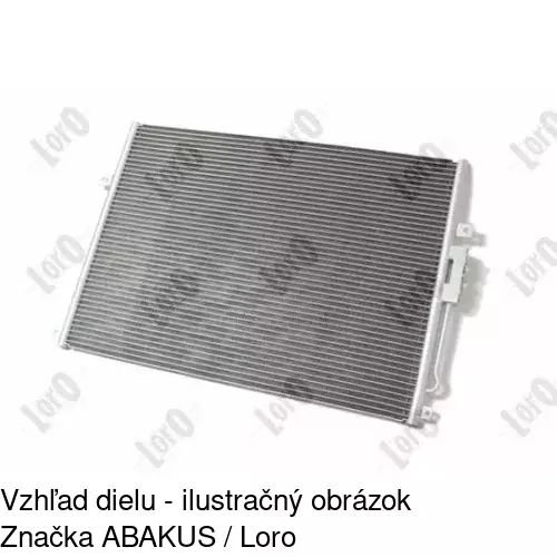 Chladiče klimatizácie 2406K8C1 /POLCAR/ - obr. 1