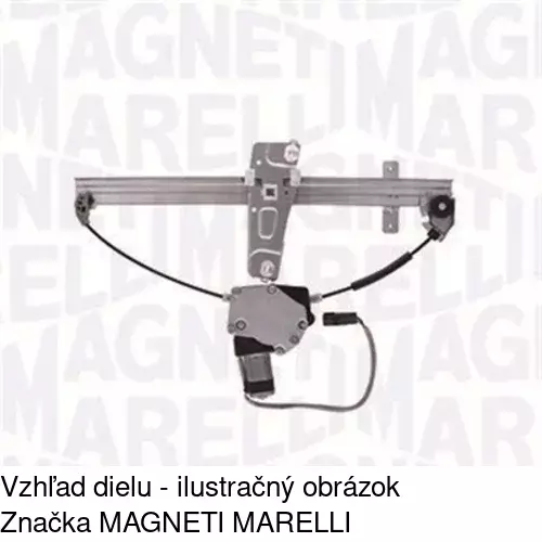 Elektrický mechanizmus okna dverí 2406PSE2 /POLCAR/