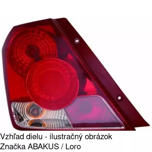 Zadné svetlo 2500871E /POLCAR/