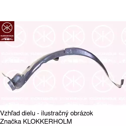 Podblatník (plast) 2502FP1T /POLCAR/
