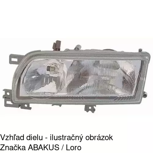 Hlavný reflektor 272809-E /POLCAR/ - obr. 1