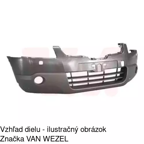 Predný nárazník 275907 /POLCAR/