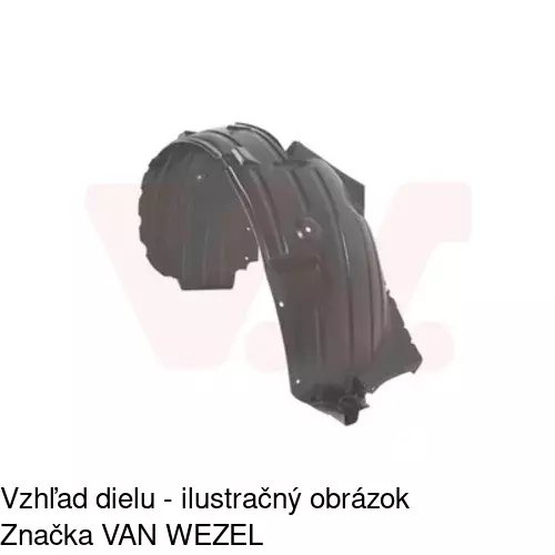 Podblatník (plast) 2759FL1T /POLCAR/