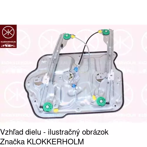 Mechanizmus sťahovania okna elektrický bez motora 2759PSG1 /POLCAR/ - obr. 1