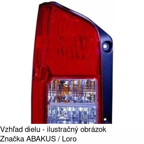 Zadné svetlo 2782871E /POLCAR/ - obr. 2
